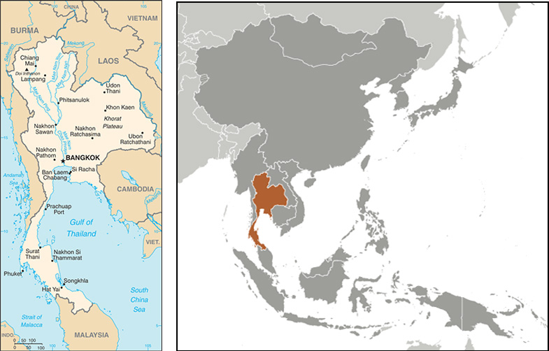 Thailand MapAnd Locator